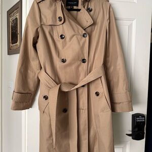 London Fog Classic Tan Double-Breasted Trench Coat